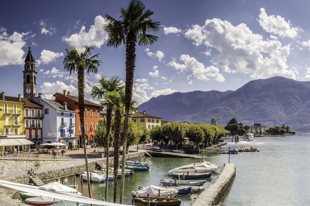 Ascona: Residenza Sabrina,App 2.5 Locali E Piscina Apartamento Exterior foto